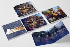 Diseno grafico y maquetacion para cd del artista valiant