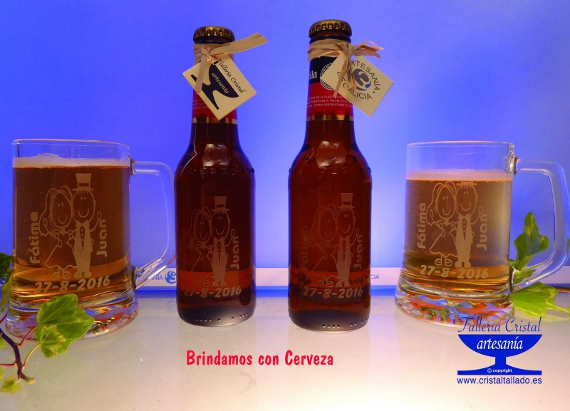 cervezas para brindis de boda