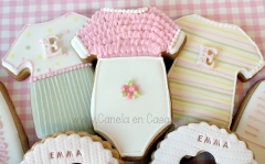 Galletas de bautizo niña