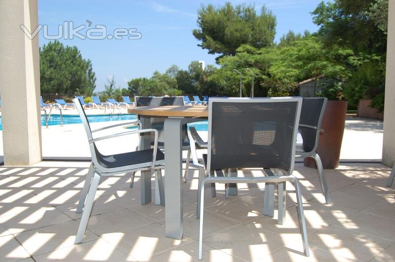 Terraza Camping Sant Pol