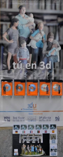 Souvenir personalizado - Figuras 3d - ThreeDee-You Foto-Escultura 3d-u