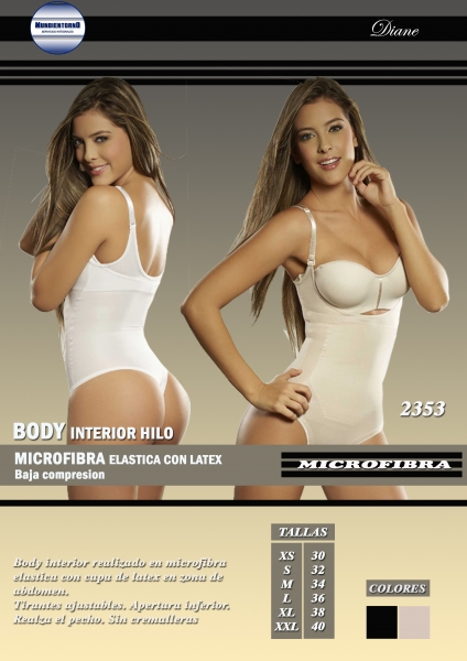 Body interior ref 2353. Microfibra