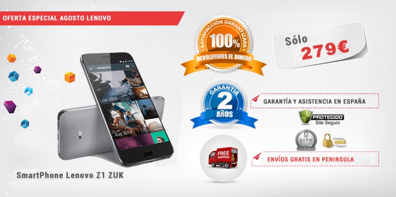 Oferta especial Lenovo ZUK Z1 Octacore 64Gb --- 279EUR