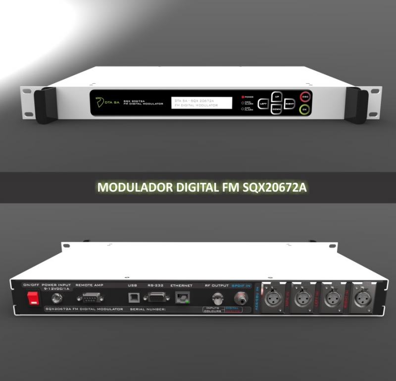 Modulador Digital DDS para FM, con tecnologa aeroespacial. 