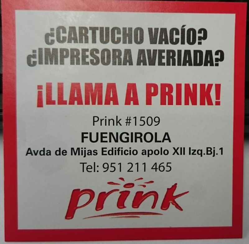 TONER Y CARTUCHOS PRINK FUENGIROLA