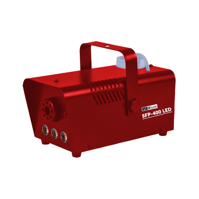 Maquina de humo SFAUDIO SFP400 ROJA LED rojo - (400W)