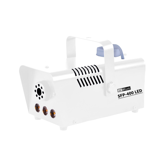 Maquina de humo SFAUDIO SFP400 BLANCA LED ambar - (400W)