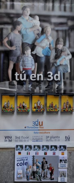 Vuelta al Cole - Figuras 3d - ThreeDee-You Foto-Escultura 3d-u