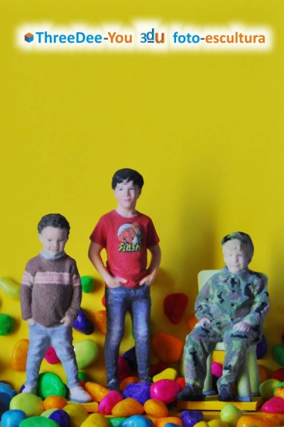 Vuelta al Cole - Figuras 3d - ThreeDee-You Foto-Escultura 3d-u