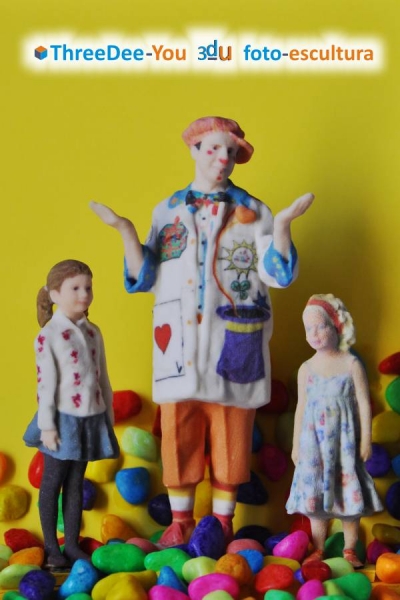 Vuelta al Cole - Figuras 3d - ThreeDee-You Foto-Escultura 3d-u