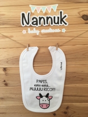 Baberos personalizados para bebés y bodys