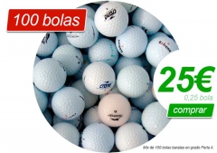 Mix de bolas baratas grado perla a - 100 bolas de golf por 25 euros