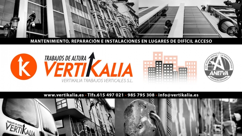 Trabajos Verticales Asturias - Vertikalia