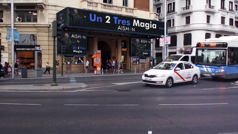 Gran Via Palacio de la prensa Mago Aisman, Magia para empresas