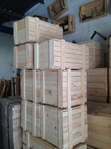 Cajas de madera rusticas