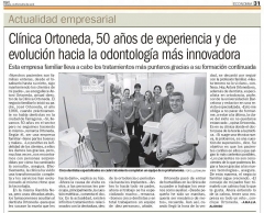 50 anys de ortoneda clinica dental