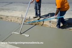 Hormigon impreso valencia 12