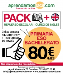 Refuerzo escolar + curso de ingles granollers