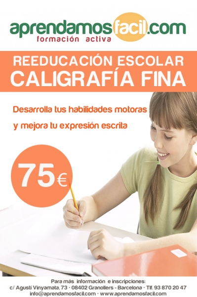 CURSO DE CALIGRAFA PRIMARIA GRANOLLERS