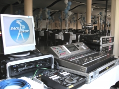 Control de audio y video, listos para el evento