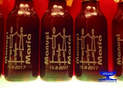 Botellas personalizadas con familia