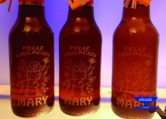 Botellas de cerveza personalizadas