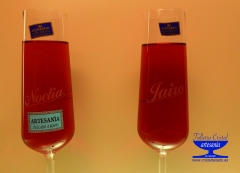 Copas de brindis para bodas