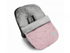 Saco silla de paseo de beb, universal y grupo 0, canad geometric rosa. polar e impermeable.