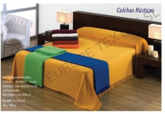 Colchas rusticas disponible en diferentes colores