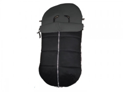 Saco para silla de paseo de bebe microfibra negro, termorregulador mami dear