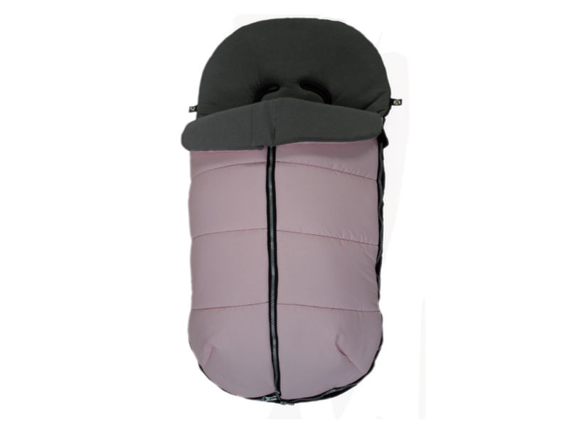 Saco para silla de paseo de beb Microfibra Rosa, termorregulador. Mami Dear.