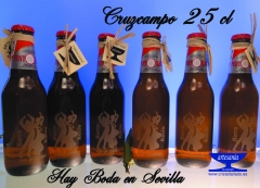 Grabar cervezas para bodas en sevilla