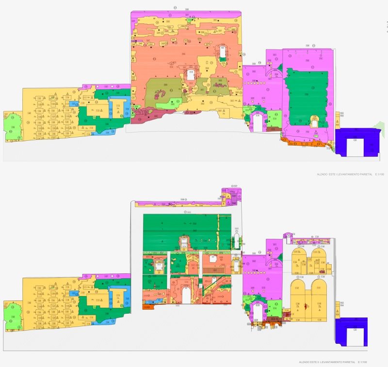 estudios-obras-documentaciones-tecnicas-Torres-Bermejas-Granada-Alhambra-parietal-estratigrafico-lic