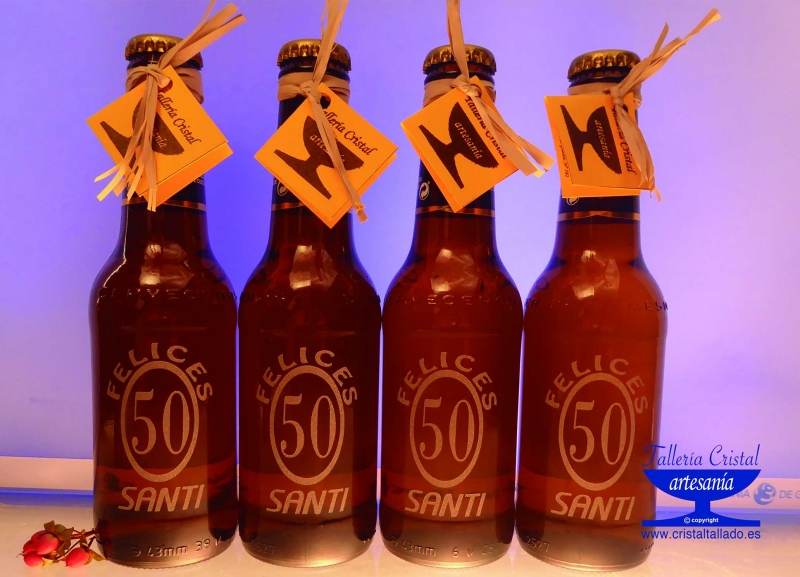 cervezas grabadas para eventos