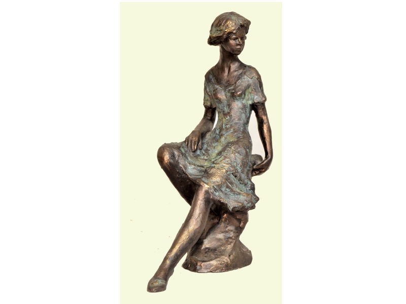 Escultura con acabado en bronce Janine. Llus Jord.