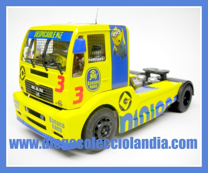 Camiones para Scalextric de Flyslot. www.diegocolecciolandia.com .Tienda Scalextric Madrid
