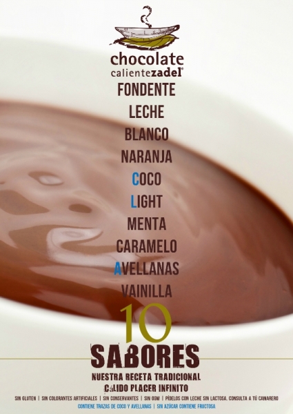 Chocolate Caliente ZADEL 10 recetas.