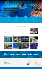 Diseño Web responsive para una tienda de peces