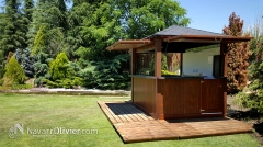 Kiosco de madera a 4 aguas con inst electrica wwwnavarroliviercom