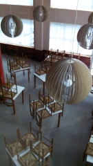Diseno integral restaurante barandal de tres plantas y fachada en briviesca burgos