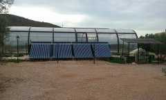Instalacion solar termica para calentamiento de piscina en murcia