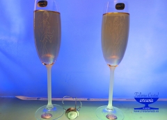 Copas grabadas para bodas gays