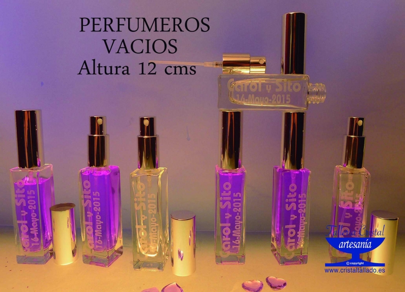 perfumeros de cristal detalles de bodas