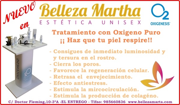 ¿CONOCES LO QUE EL OXIGENO PUEDE HACER POR TU PIEL? Infórmate en BellezaMartha