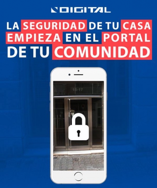 la seguridad en el porta de la comunidad