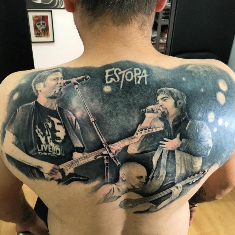 Tatuaje realista Estopa