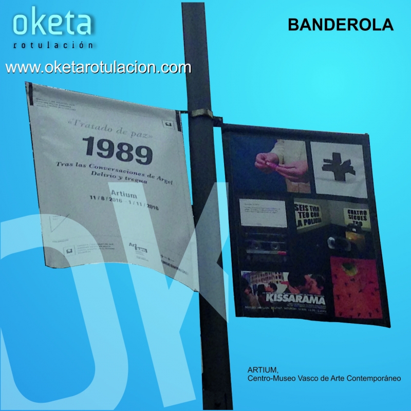 Banderola MUSEO ARTIUM  Vitoria-Gasteiz