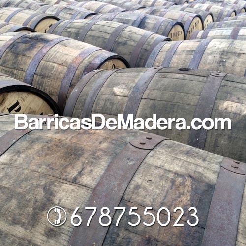 used whiskey and brandy barrels spain