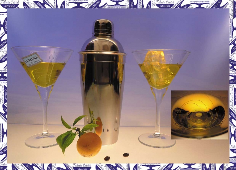 copas de cristal de bohemia martini