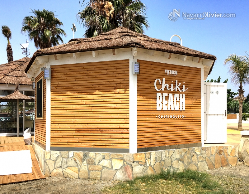 Construccin de chiringuito fijo de 150 m2 en Algarrobo-Costa, Mlaga